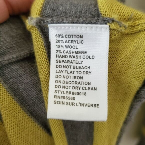 *Camellia Cashmere Sequin Elbow Patch Sweater XS - Picture 4 of 5